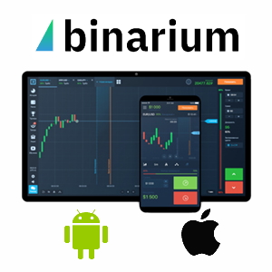 Mobile app for binary options broker Binarium