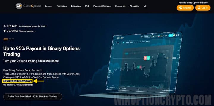 No KYC verification
