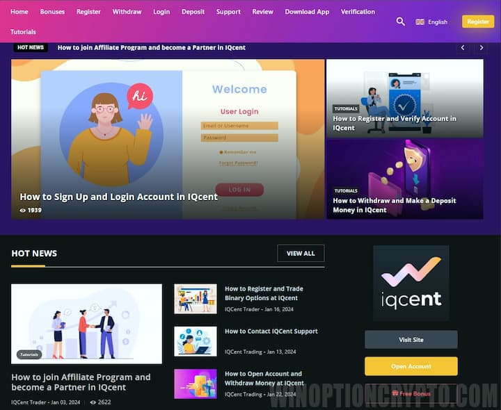 Support Site Iqcent