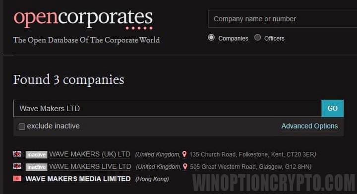 open corporate registries about iqcent