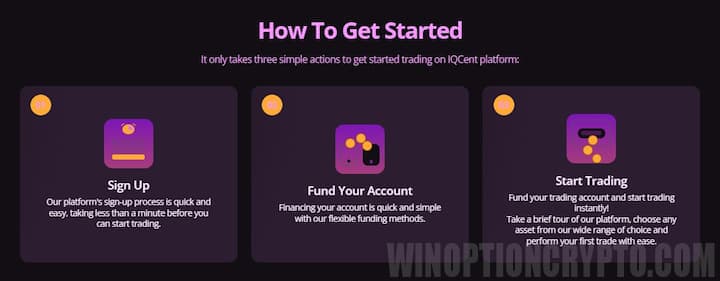 start trading in iqcent
