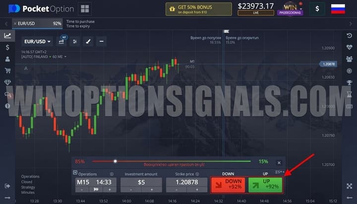 buying a call or put option