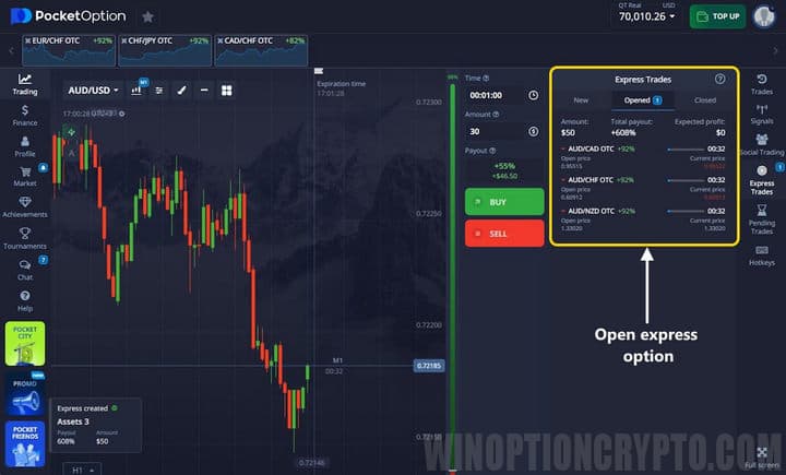 active express options