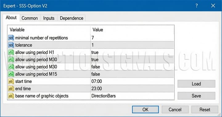 sss option v2 settings