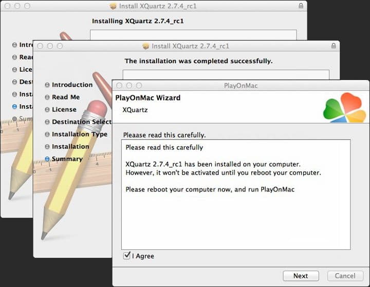 Completing the installation
