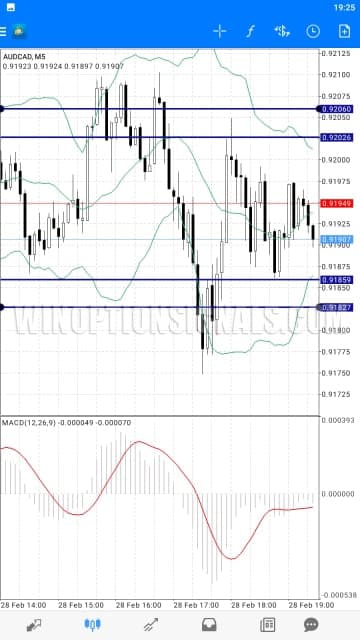 levels on the chart