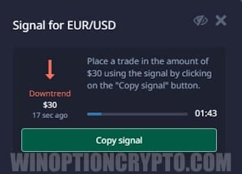free pocket option signals