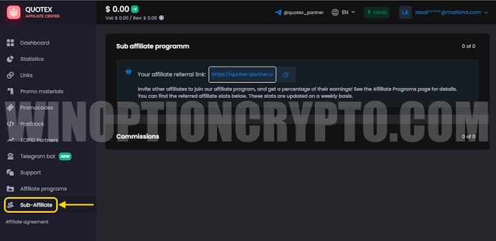 links for sub-partners
