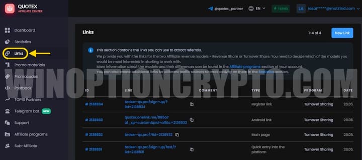affiliate links