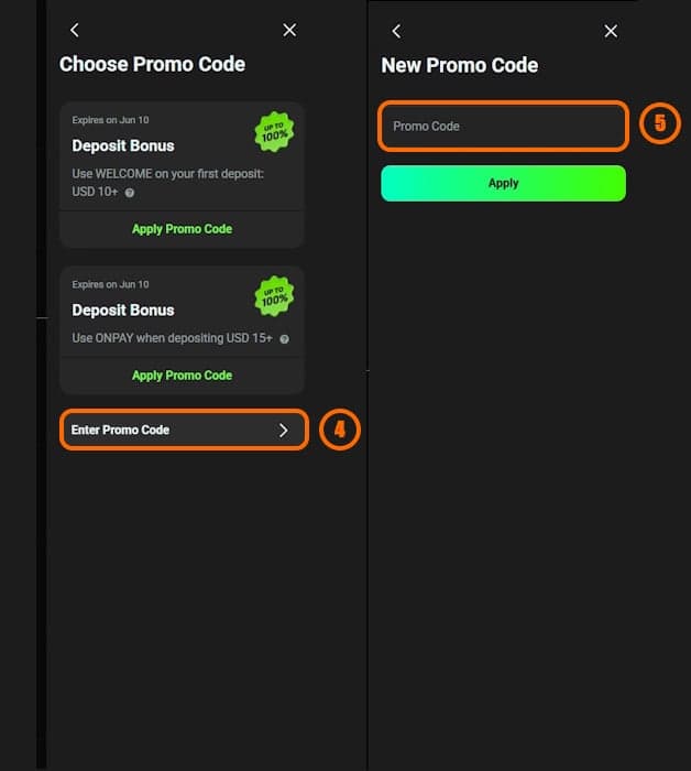 Deposit bonus without promo code at broker Olymp Trade
