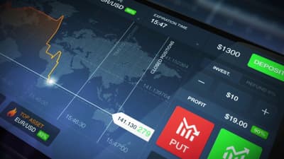 call put binary options chart