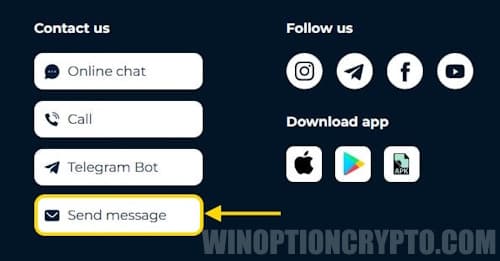 Binarium email support