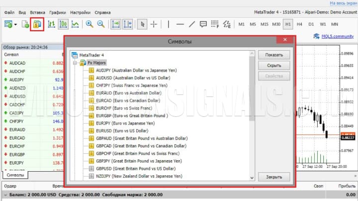 adding new trading assets to MetaTrader 4