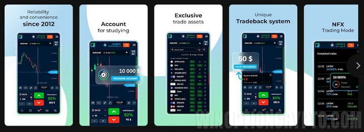 Binarium mobile app