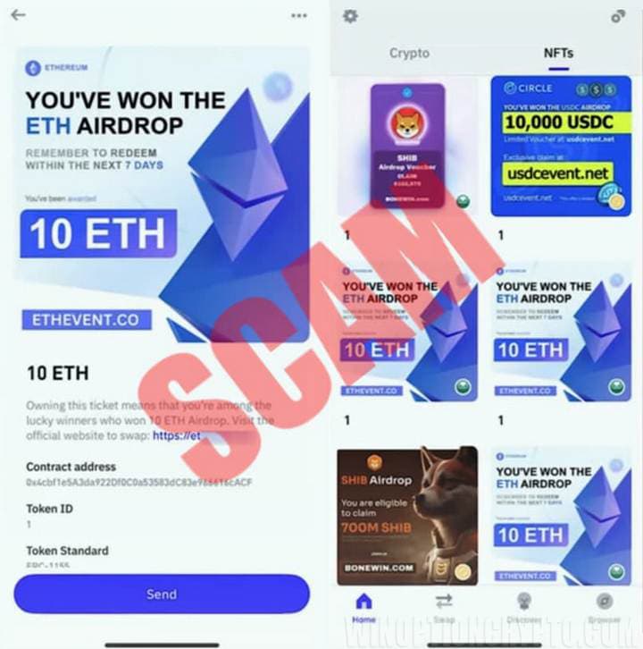 fake token