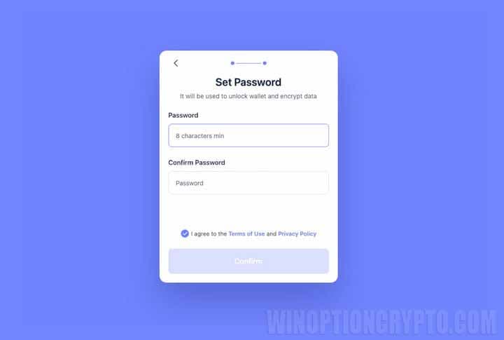 password for Rabbit Wallet