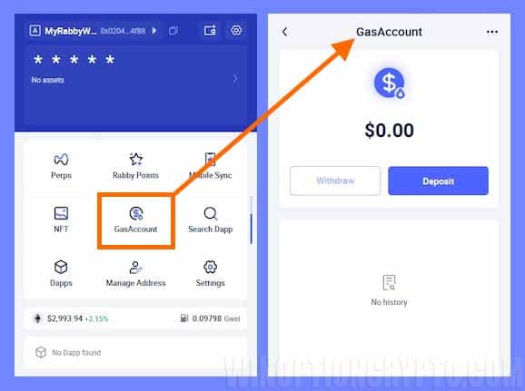 Gas Account payment