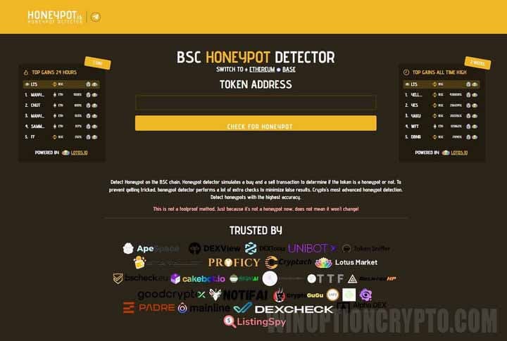 Honeypot Detector service