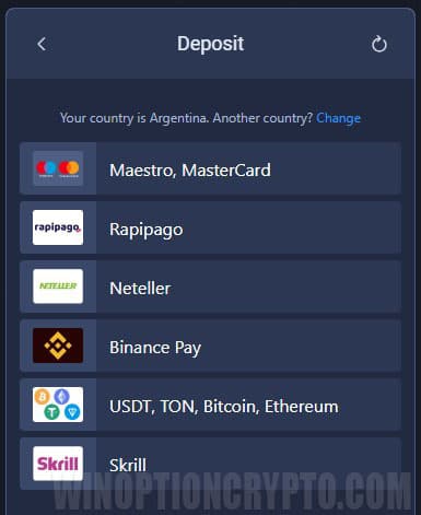 accepted payment methods