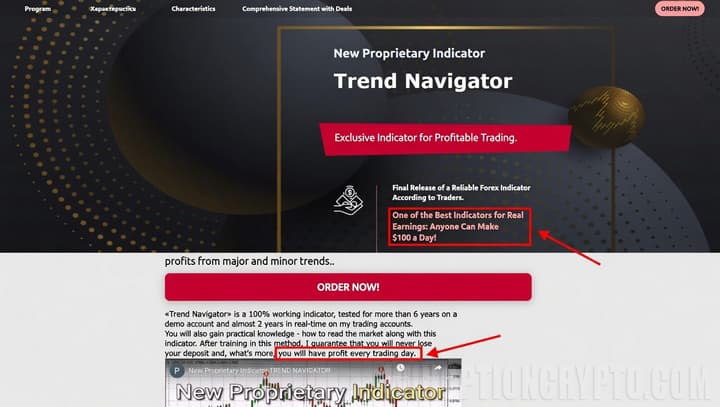 Description of the Trend Navigator indicator