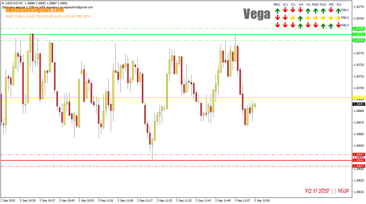 Indicator for binary options Vega