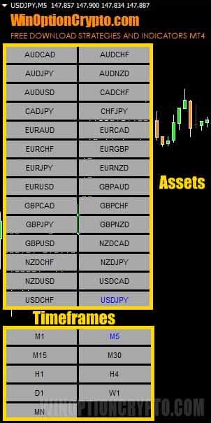 information panel in FX VECTOR